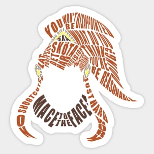 Brigitte Lindholm Sticker